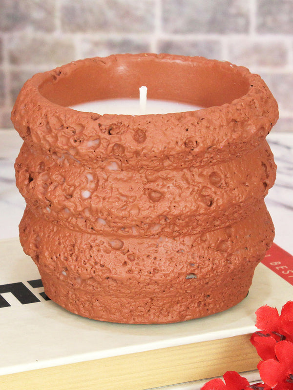 Handmade Gardenia Brown Scented Candles