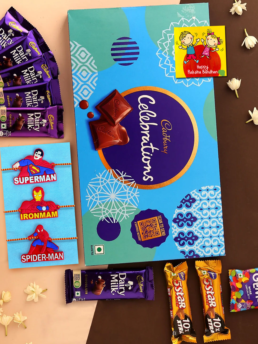 THE CLICK INDIA Dairy Milk With Kids Rakhi and Mug| kids Rakhi Gifts For  Kids, Boys, Girls Brass, Assorted Gift Box Price in India - Buy THE CLICK  INDIA Dairy Milk With