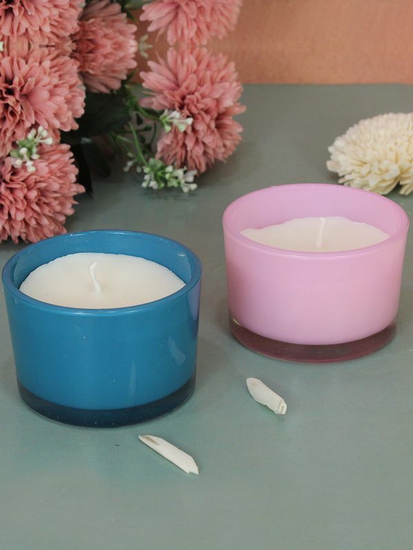 Scented Set of 2 Sea Salt Lychee Diwali Candles