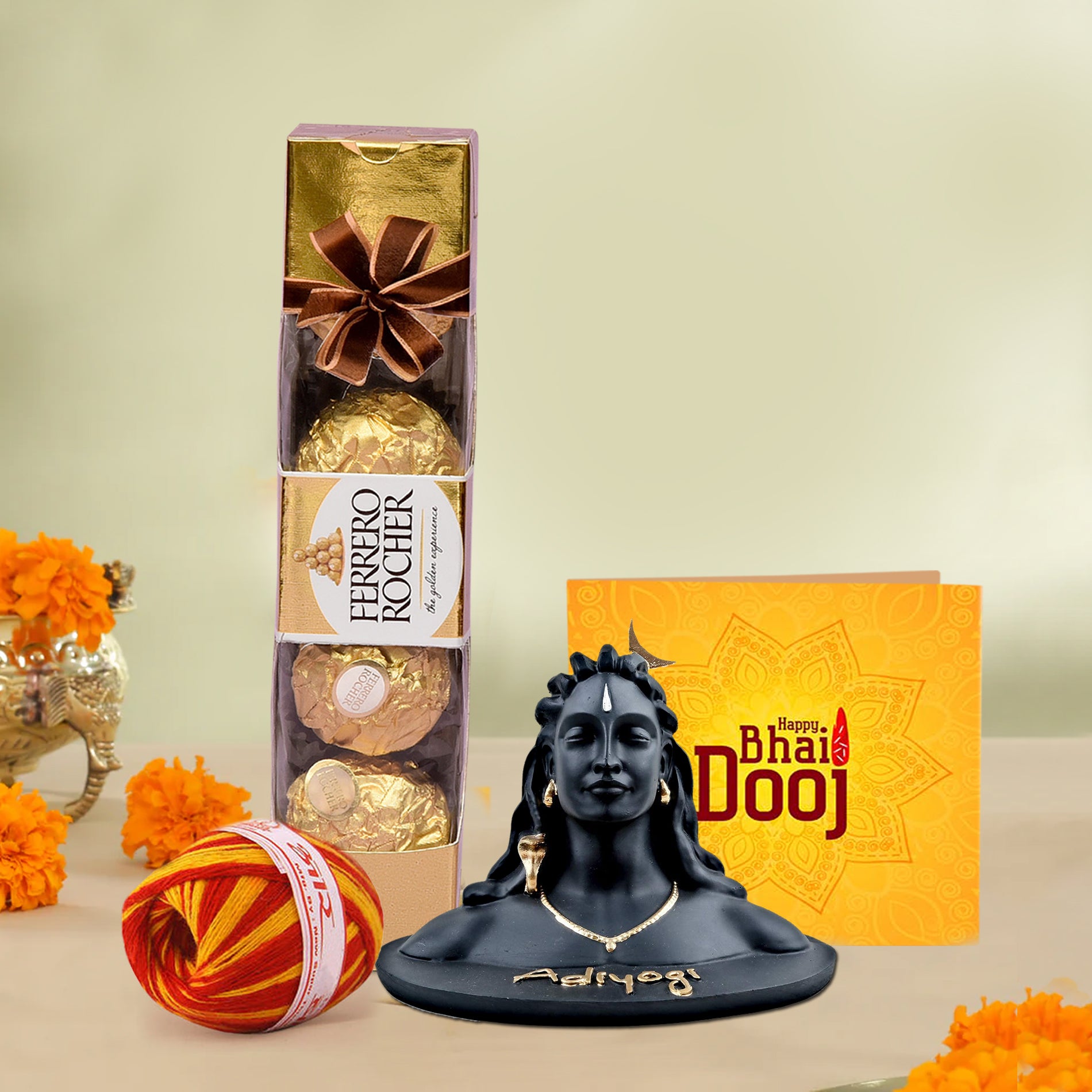 Bhai Dooj Set for Brother Diwali Gift Hampers Bhai Dooj Tika Set Printed  Ceramic Coffee Mug, Dry Fruits Almond Cashew 50g Each, Diwali Gifts for Brother  Sister Family and Friends : Amazon.in: