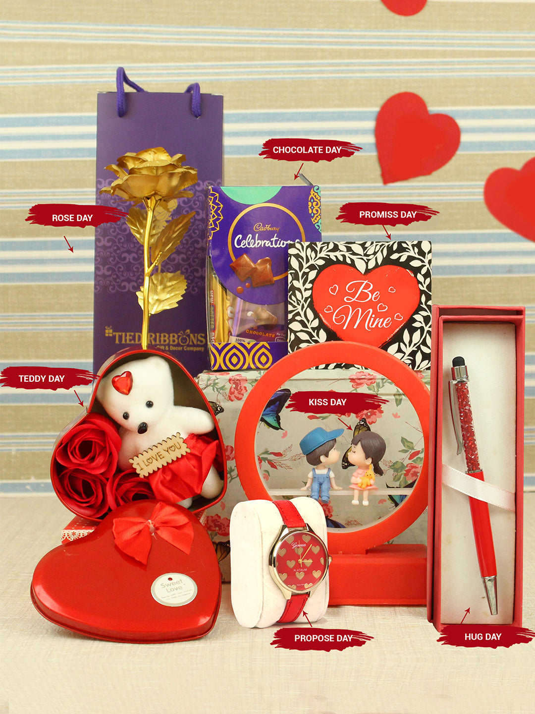 Open when valentine letters - Exclusive valentine week gift combo.