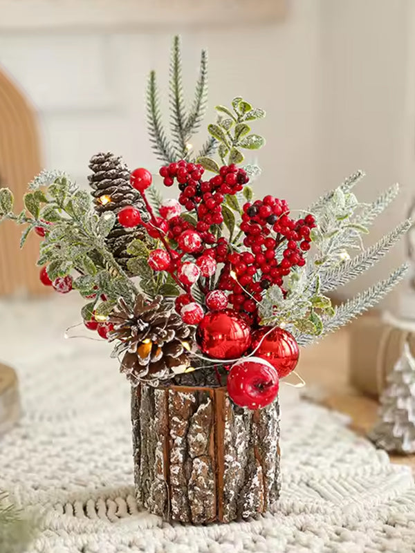 Christmas Flower Bunch Pack of 4