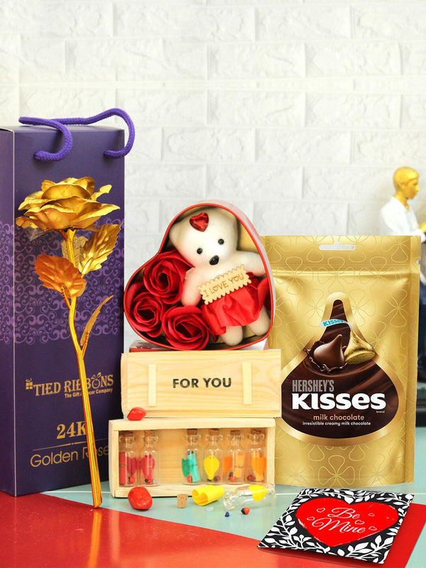 5Pcs Assorted Valentine Gift Chocolate Hamper