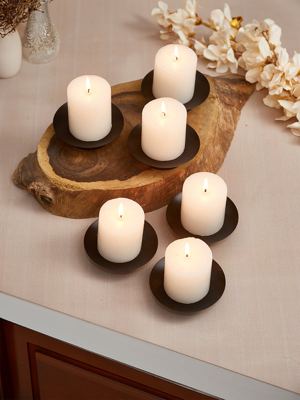 Set of 12 Black Candle Holder