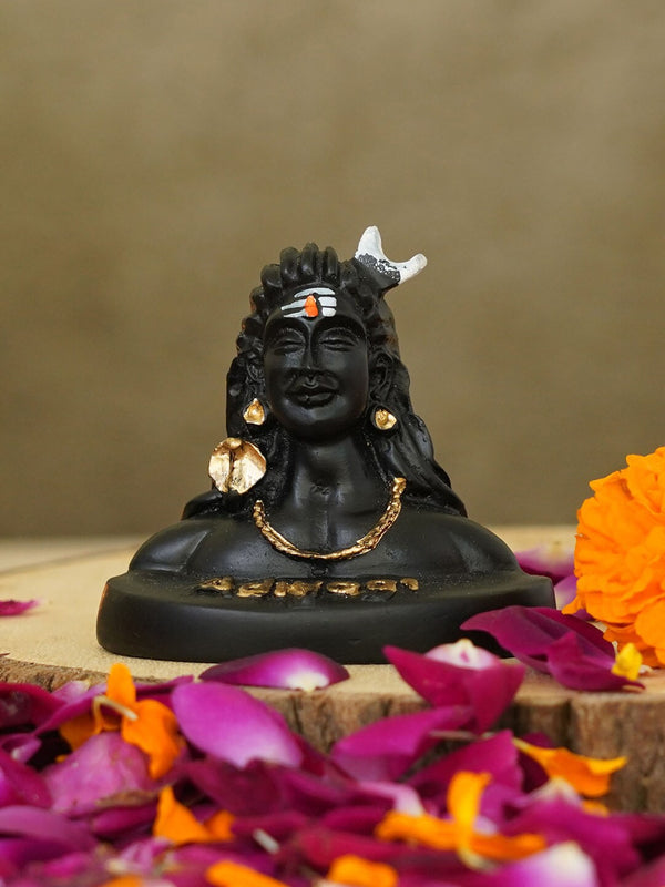 Black Adiyogi Lord Shiva Showpiece