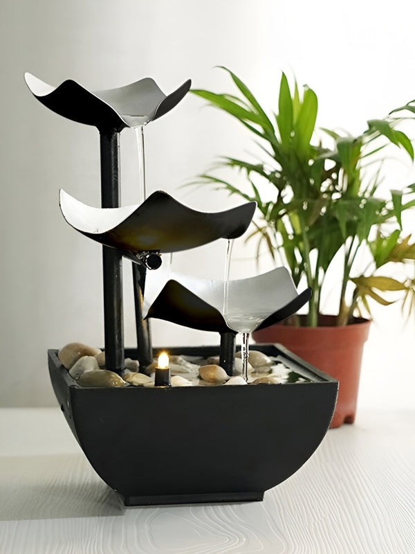 Decorative Tabletop Water Fountain for Indoor Outdoor Home