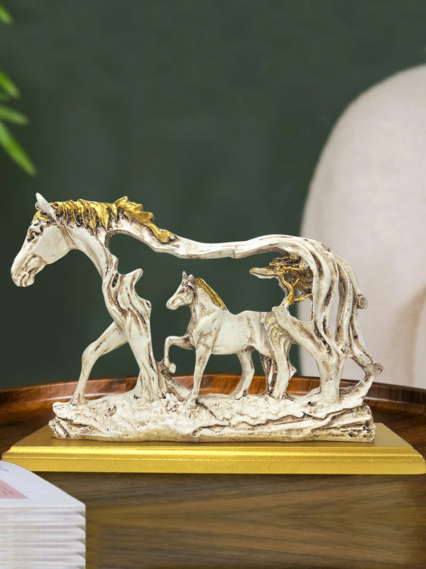 Horse Statue with Baby Horse Figurines Animal Statue