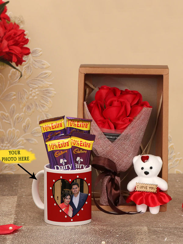 Personalized Mug with Valentine Combo Pack