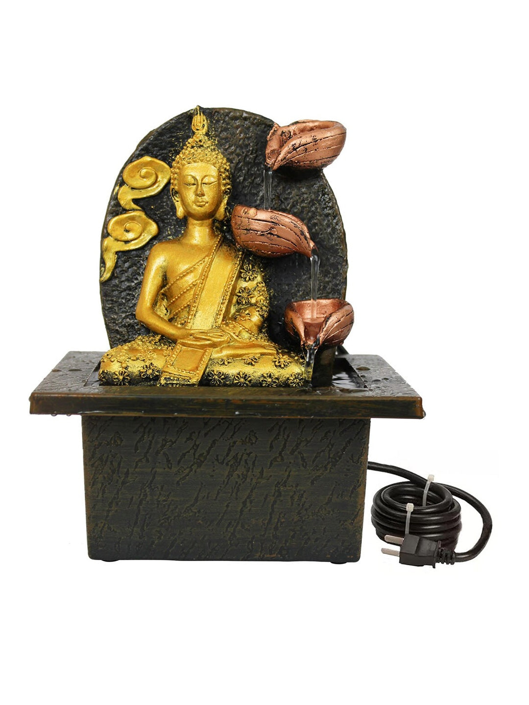 Buy | Multicoloured Buddha Idol Water Fountain | Tied Ribbons